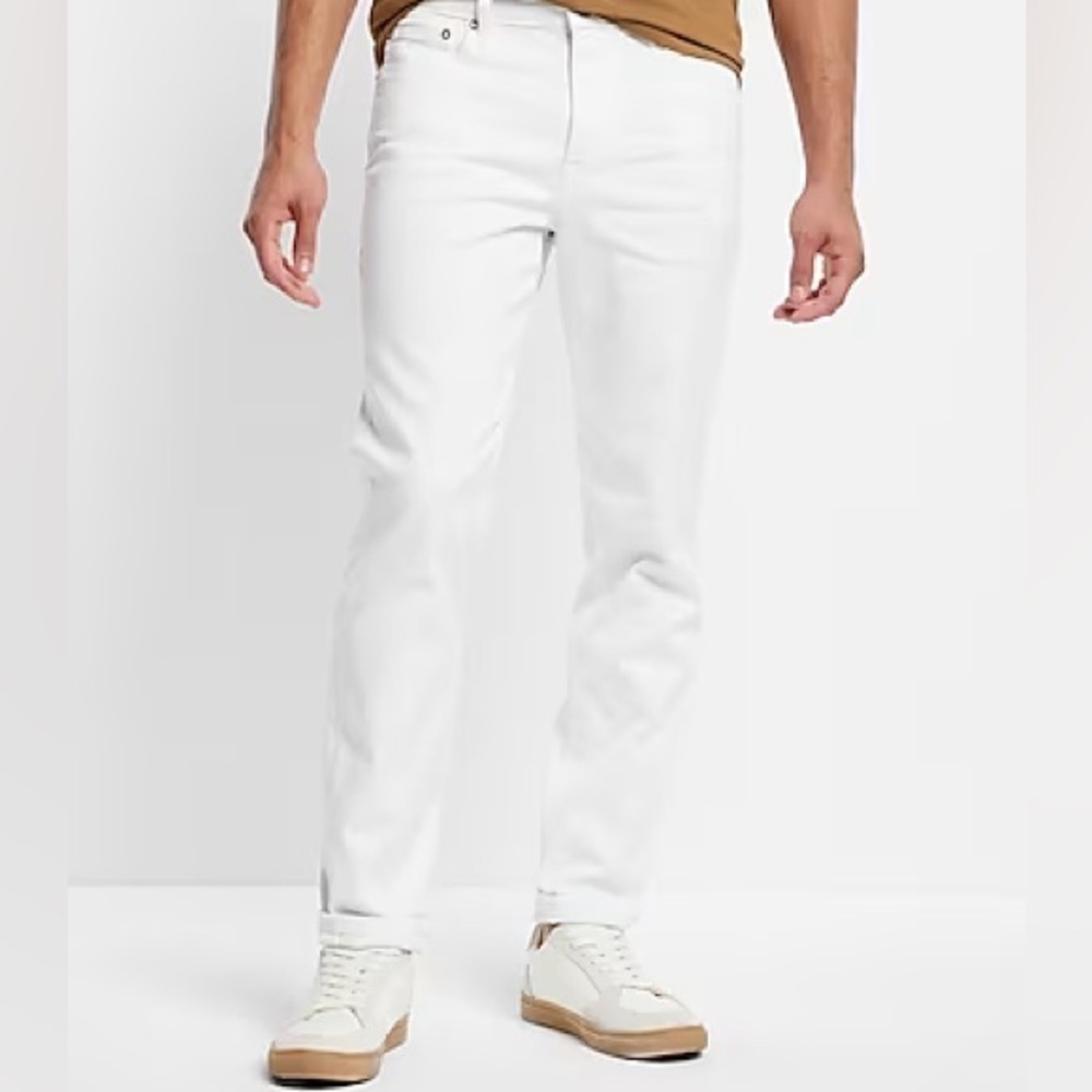 White “Express” Skinny Jeans